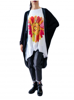 Oversized cotton cardigan Una-i Luna