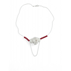 Red Swarovsky Necklace Maria Filipescu