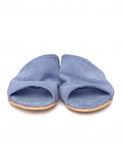 Papuci bleu din piele intoarsa Dune Meekee