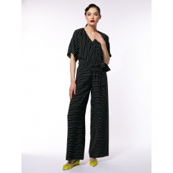 Black viscose blouse Larisa Dragna