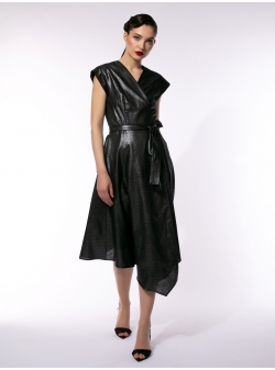 Rochie asimetrica din in Larisa Dragna