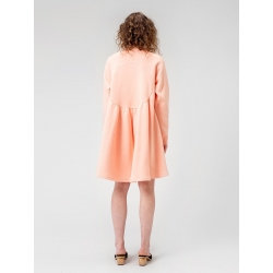 Pink cotton dress Calypso Ioana Ciolacu