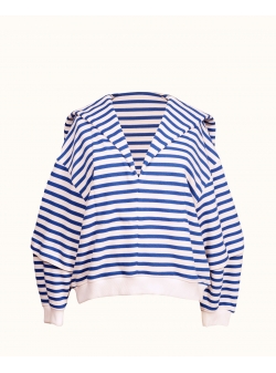 Bluza in dungi cu guler marinaresc Ioana Ciolacu