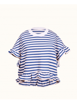 Bluza in dungi din bumbac Peony Ioana Ciolacu