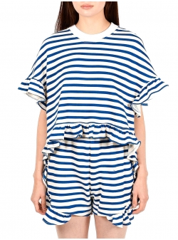 Bluza in dungi din bumbac Peony Ioana Ciolacu