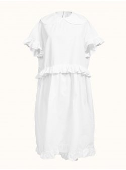 white cotton dress Dahlia Ioana Ciolacu