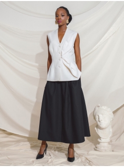 White cotton vest Ramelle