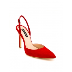 Pantofi stiletto rosii Alice Ginissima