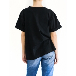 Black Cotton T-Shirt Nova