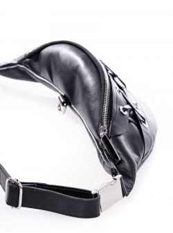 Black Leather Bumbag No Strings Attached