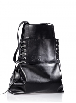 Black Leather Shoulder Bag No Strings Attached