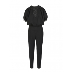 Black Jumpsuit With Medium Sleeves