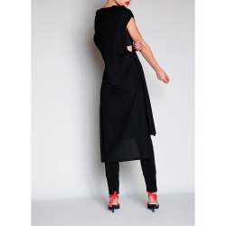 Black Midi Tunic Dress
