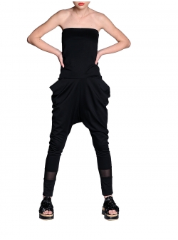 Black Jersey Overall