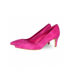 Pink Suede Stiletto Shoes
