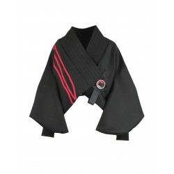 Kimono Jacket With Red Stripes