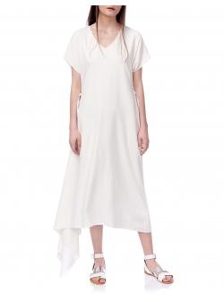 Midi White Dress Ramelle