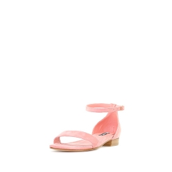 Powder Pink Flat Sandals Ginissima