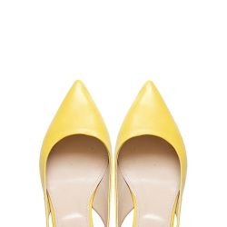 Yellow Flast Sandals Ginissima