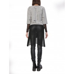 Asymmetric Mesh Skirt Larisa Dragna