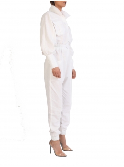 Maxi White Jumpsuit Ray ISSO