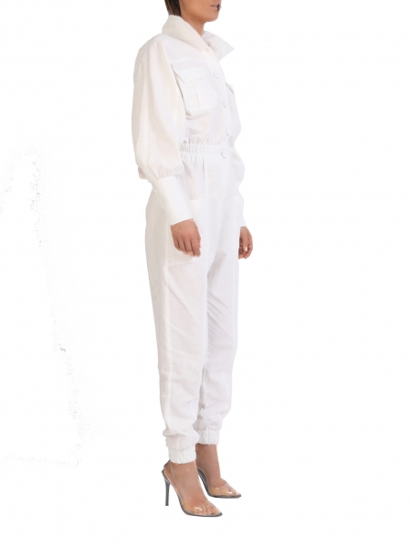 Maxi White Jumpsuit Ray ISSO