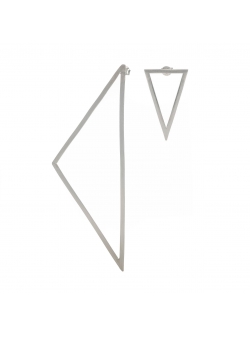 Cercei asimetrici triunghiuri Loop 2 Atelier Jamais