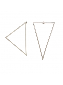 Cercei asimetrici triunghiuri Loop 3 Atelier Jamais